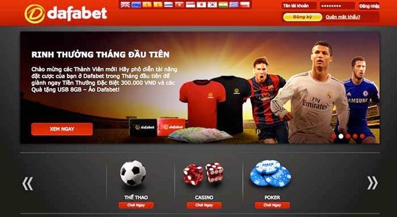 các trang cá cược bóng đá