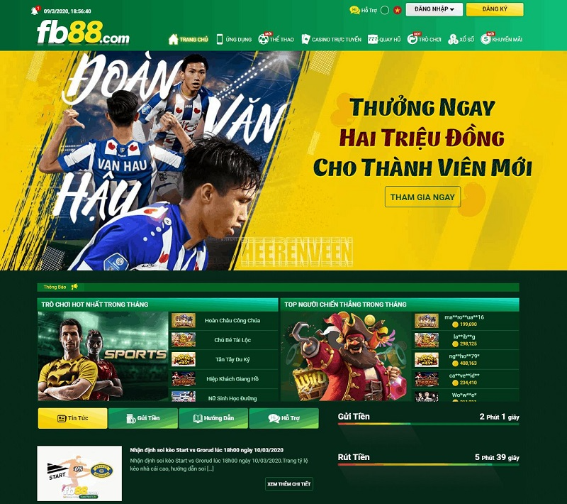 FB88 – Sân chơi đỉnh cao với đa dạng hạng mục giải trí